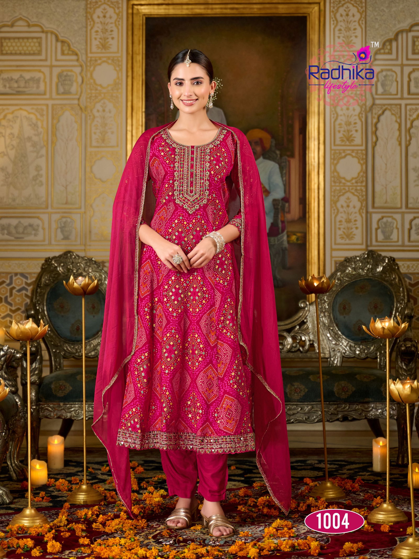 Prasang Vol 1 By Radhika Rayon Foil Printed Kurti With Dupatta Wholesale Online 